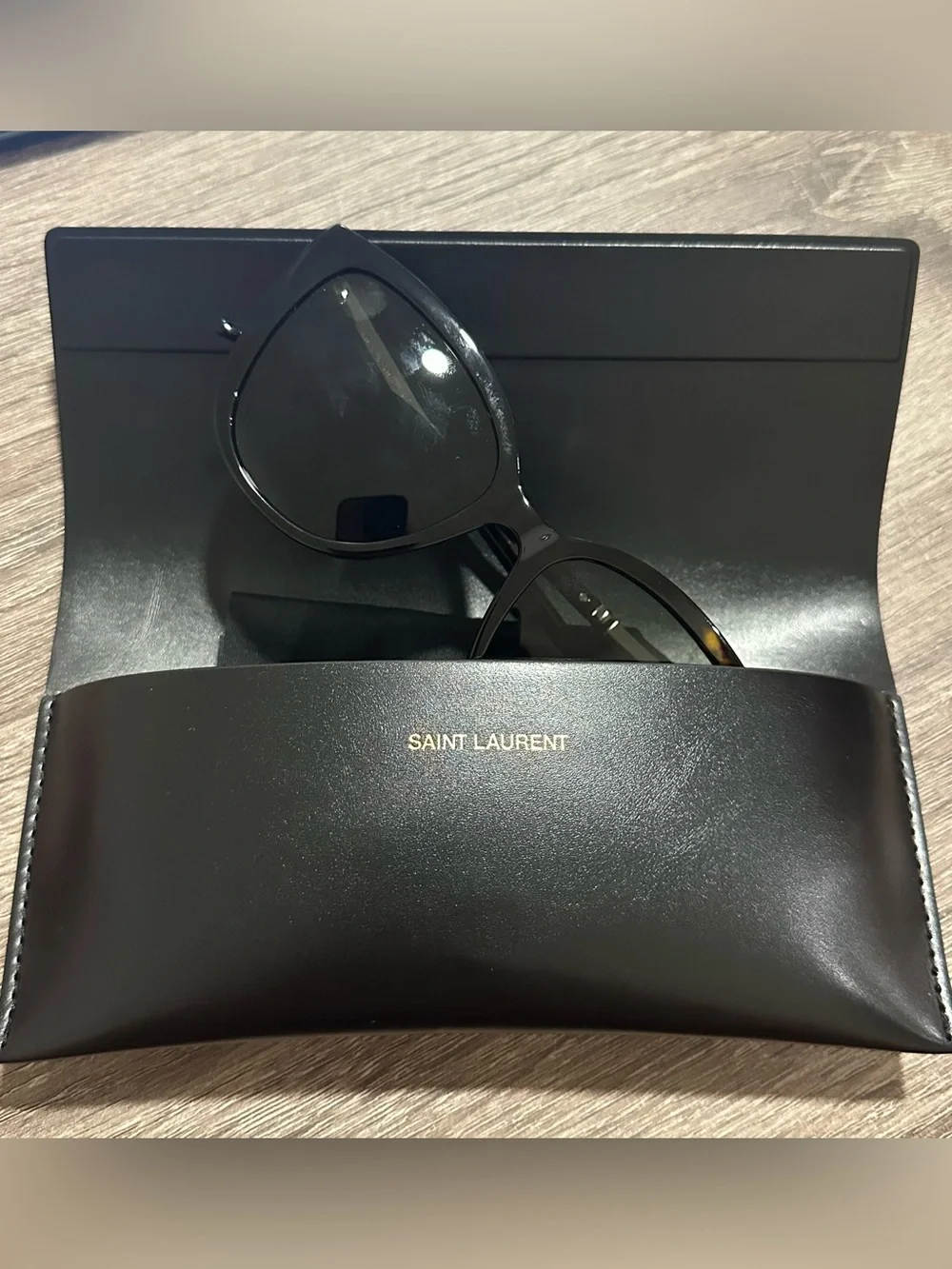 Saint Laurent Sunglasses Women’s Havana Silver Grey Lens 55 mm